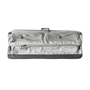 Camping organizer, window bag for Volkswagen Multivan LONG L2 - T5, T6, T6.1 - LIGHT GREY