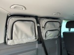 Camping organizer, Window bag for Volkswagen Caravelle LONG L2 - T5, T6, T6.1 - GREY / ANTHRACITE