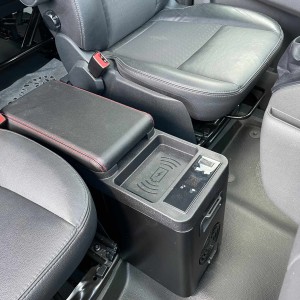 Portable compressor fridge 8l + USB + wireless charging for Ford Tourneo Transit Custom