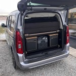 EXCLUSIVE Camping Box, Tourist construction, Trunk carrier, Modular construction, camping box, camping structure for a van, frame, bed, sleeping system - Citroën Berlingo