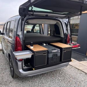 EXCLUSIVE Camping Box, Tourist construction, Trunk carrier, Modular construction, camping box, camping structure for a van, frame, bed, sleeping system - Toyota Proace City Verso L1, L2