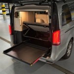 Aluminum Pull-out Drawer 150kg 800mm Mercedes Marco Polo, Trunk Platform, Trunk Installation MB Marco Polo