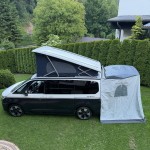 Rear tent, Shower cabin Volkswagen New Multivan, Multivan T7 Family, New California T7 - GREY - magnetic mounting