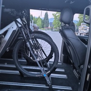 Bike holder, Bike mounting system, Bike rack, Internal luggage rack - Mercedes V Class VClass, Vito, Viano, Marco Polo