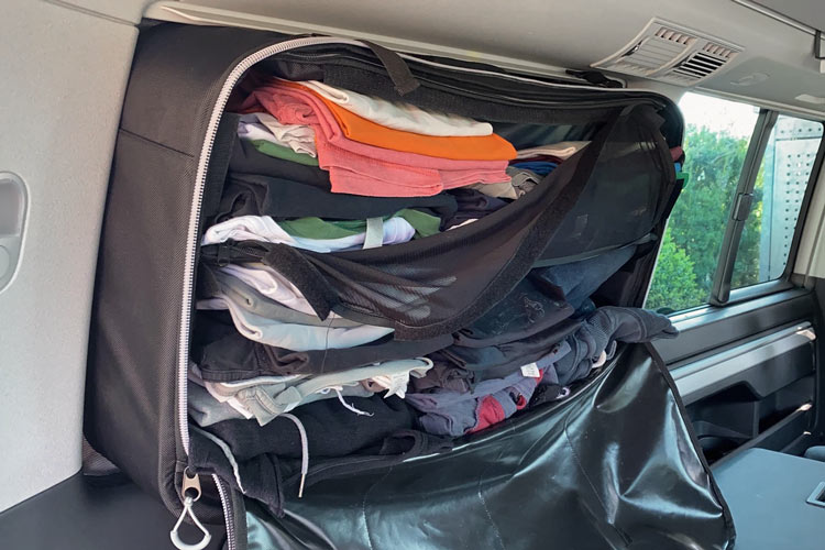 Window bag for VW California