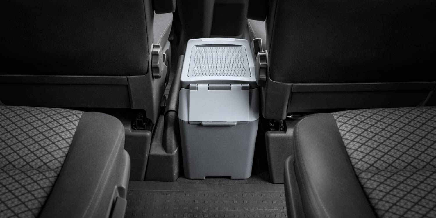 Portable compressor fridge 10.5 l for VW California, VW Multivan - T5, T6, T6.1, New Multivan